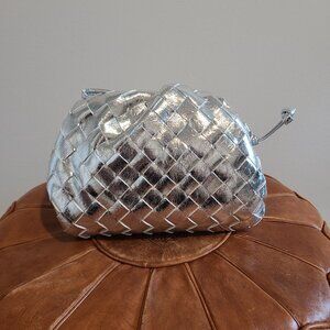 woven leather clutch bag/evening bag/prom bag/wedding bag